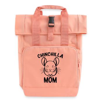 Chinchilla disant maman drôle Chinchilla cadeau - Sac à dos Roll Top à deux anses - rose liberty - Devant