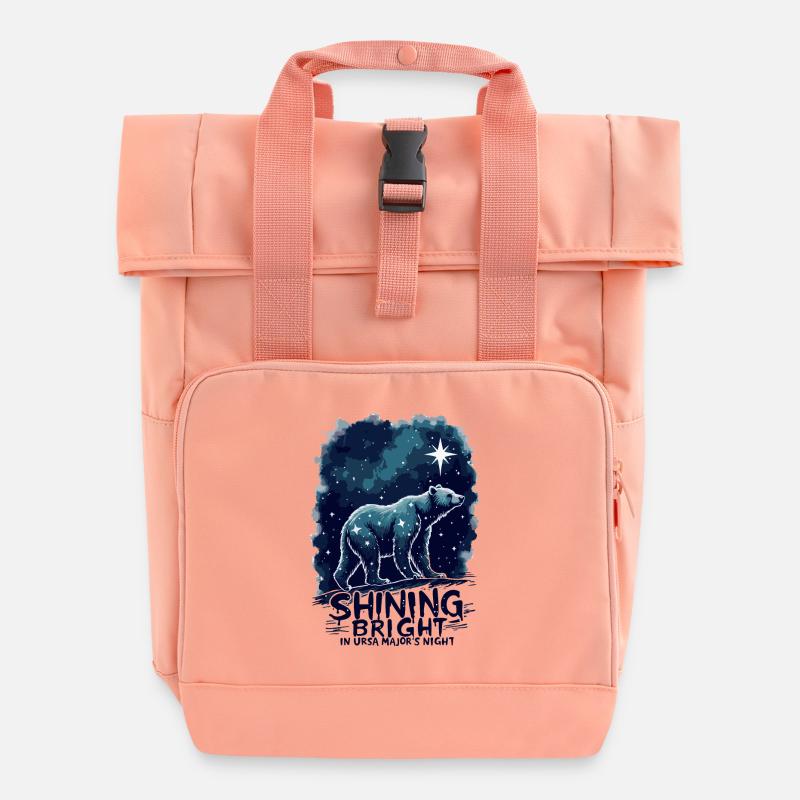 GRANDE OURSE - Sac à dos Roll Top à deux anses - rose liberty
