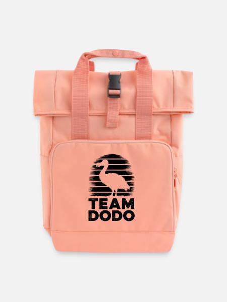 Dodo Spruch Dodo Vogel Lustiges Dodo Geschenk - Rolltop Rucksack mit zwei Griffen - Chintzrosa