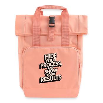 SHOW YOUR RESULTS - Roll Top Backpack with Two Handles - chintz rose - Front