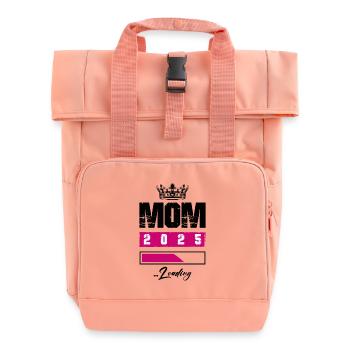 Mama 2025 Loading Mom - Roll Top Backpack with Two Handles - chintz rose - Front