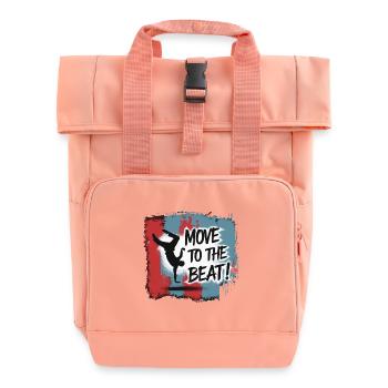 BREAK-TÄNZERIN - Rolltop Rucksack mit zwei Griffen - Chintzrosa - Vorne