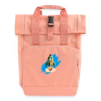Lancement de la fusée - Sac à dos Roll Top à deux anses - rose liberty - Devant