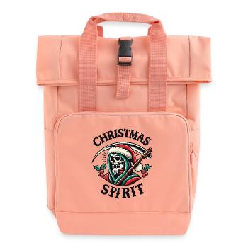 esthétique streetwear de Noël - Sac à dos Roll Top à deux anses - rose liberty - Devant