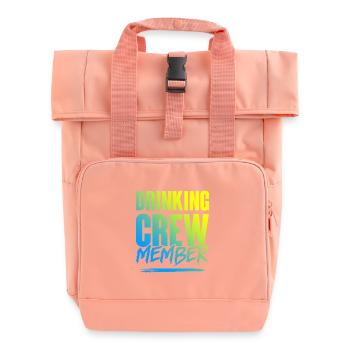 Drinking Crew - Rolltop Rucksack mit zwei Griffen - Chintzrosa - Vorne