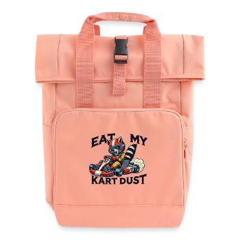Kart Poussière Manger Go-Kart Style Rétro Drôle - Sac à dos Roll Top à deux anses - rose liberty - Devant