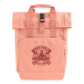 Kart dur ou rentrez à la maison Go-Kart Design - Sac à dos Roll Top à deux anses - rose liberty - Devant