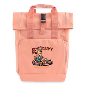 Né pour le karting style rétro - Sac à dos Roll Top à deux anses - rose liberty - Devant