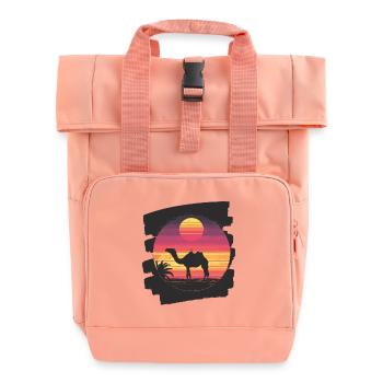 Chameau - Sac à dos Roll Top à deux anses - rose liberty - Devant