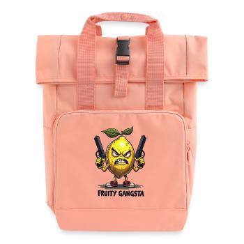 Gangsta fruité – Gangster au citron drôle - Sac à dos Roll Top à deux anses - rose liberty - Devant