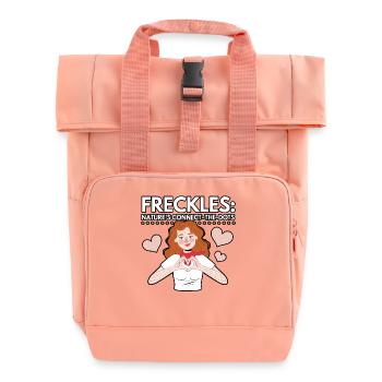Cheveux roux Rousse Irlandaise Rousse - Sac à dos Roll Top à deux anses - rose liberty - Devant