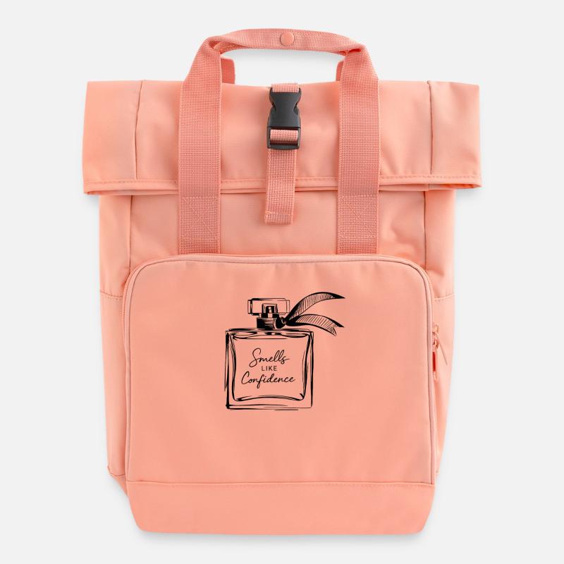 Duft Der Selbstsicherheit Parfüm Illustration - Rolltop Rucksack mit zwei Griffen - Chintzrosa