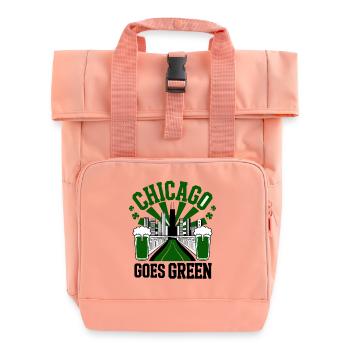 Chicago Goes Green - Rolltop Rucksack mit zwei Griffen - Chintzrosa - Vorne