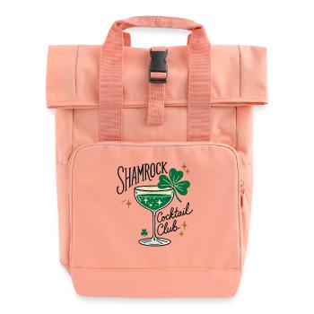 Shamrock Cocktail Club pour la Saint-Patrick - Sac à dos Roll Top à deux anses - rose liberty - Devant