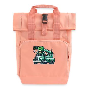 Saint-Patrick Véhicule de construction Enfants Fun - Sac à dos Roll Top à deux anses - rose liberty - Devant