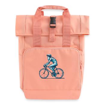 Cyclisme Vélo Oeuvre - Sac à dos Roll Top à deux anses - rose liberty - Devant