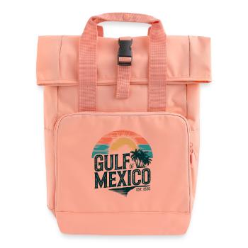 Gulf Of Mexico - Roll Top Backpack with Two Handles - chintz rose - Front