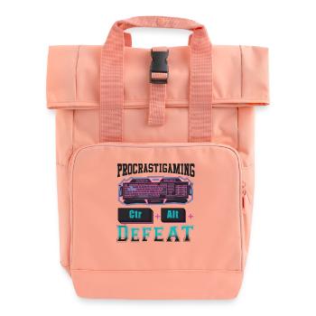 Gamer Procrastigaming CTR Alt Defeat Gaming - Sac à dos Roll Top à deux anses - rose liberty - Devant