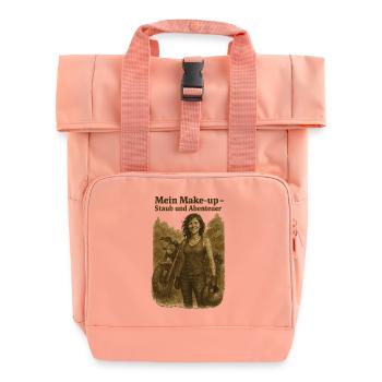 Mein Make-up Staub Und Abenteuer Bikerin - Rolltop Rucksack mit zwei Griffen - Chintzrosa - Vorne