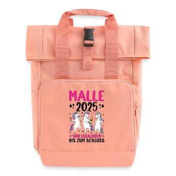 Malle 2025 We escalate to the end - Roll Top Backpack with Two Handles - chintz rose - Front