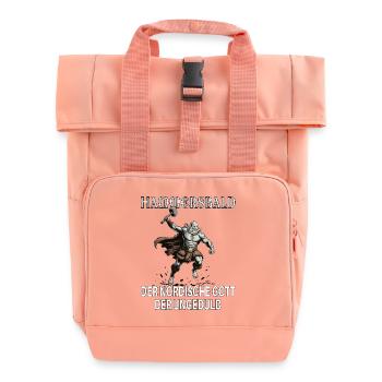 Hammersbald – Nordischer Gott der Ungeduld - Rolltop Rucksack mit zwei Griffen - Chintzrosa - Vorne