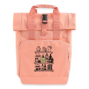 Collectionneur d’antiquités Organisé Chaos Vintage Rétro - Sac à dos Roll Top à deux anses - rose liberty - Devant