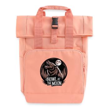 HULST DEN MOND AN - Rolltop Rucksack mit zwei Griffen - Chintzrosa - Vorne