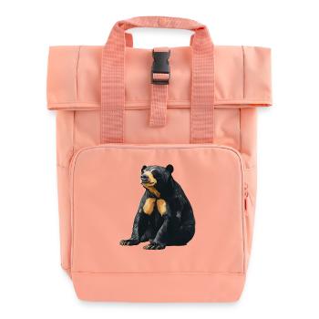 Sun Bear Malaienbär - Rolltop Rucksack mit zwei Griffen - Chintzrosa - Vorne