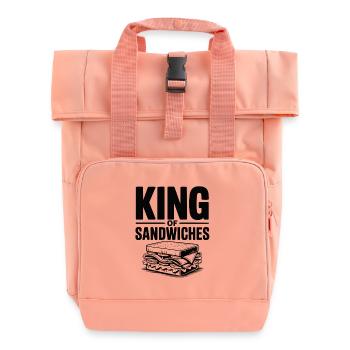 Roi des sandwichs - Sac à dos Roll Top à deux anses - rose liberty - Devant