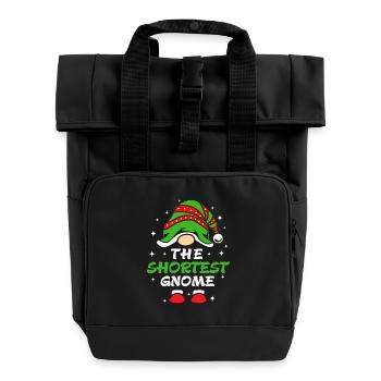 Gnom - Rolltop Rucksack mit zwei Griffen - Schwarz - Vorne