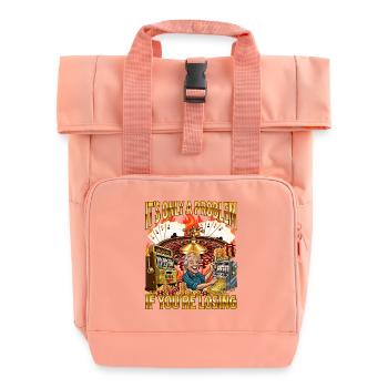 Ce n’est un problème que si vous perdez au jeu - Sac à dos Roll Top à deux anses - rose liberty - Devant