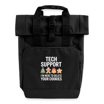 Suppression des cookies du support technique - Sac à dos Roll Top à deux anses - noir - Devant