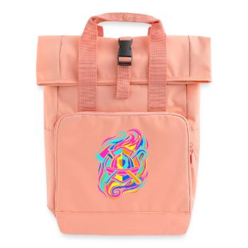 Emblème du pompier - Sac à dos Roll Top à deux anses - rose liberty - Devant