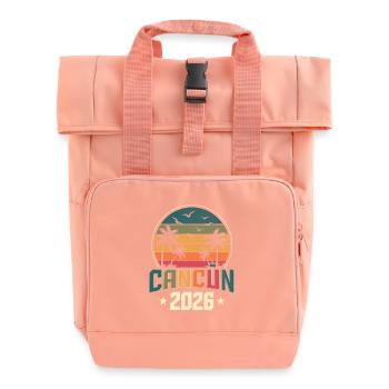 Cancun 2026 - Rolltop Rucksack mit zwei Griffen - Chintzrosa - Vorne