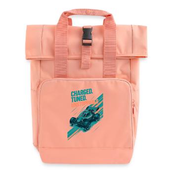 Geladen, getunt, unaufhaltbar | RC Buggy - Rolltop Rucksack mit zwei Griffen - Chintzrosa - Vorne