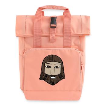 Ty - Roll Top Backpack with Two Handles - chintz rose - Front