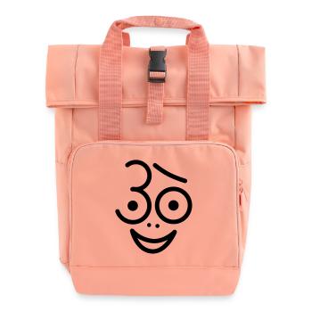 Juhu 30 years! - Roll Top Backpack with Two Handles - chintz rose - Front