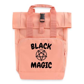Schwarze Magie - Rolltop Rucksack mit zwei Griffen - Chintzrosa - Vorne