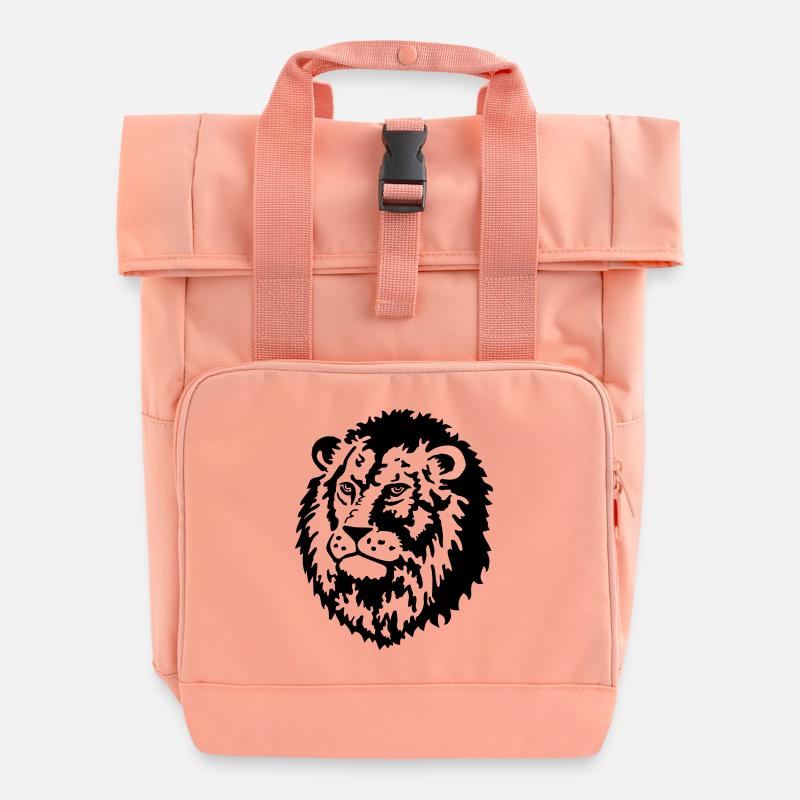 Loewe Big Cat - Sac à dos Roll Top à deux anses - rose liberty