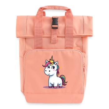 Licorne Dreamscape Couronne scintillante - Sac à dos Roll Top à deux anses - rose liberty - Devant