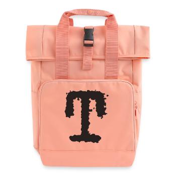 T - Roll Top Backpack with Two Handles - chintz rose - Front
