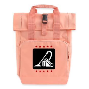 Cleaning vacuum cleaners - Roll Top Backpack with Two Handles - chintz rose - Front