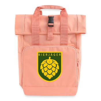 Bierjäger - Roll Top Backpack with Two Handles - chintz rose - Front