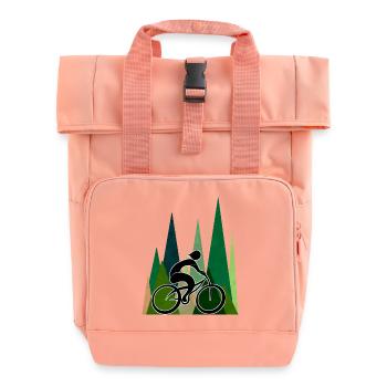 Radfahrer - Rolltop Rucksack mit zwei Griffen - Chintzrosa - Vorne