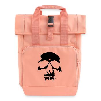 crâne skull - Sac à dos Roll Top à deux anses - rose liberty - Devant