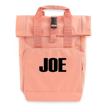 JOE - Roll Top Backpack with Two Handles - chintz rose - Front