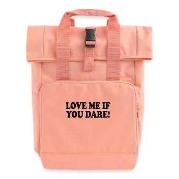 love me if you dare - Sac à dos Roll Top à deux anses - rose liberty - Devant