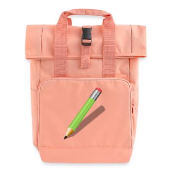 Bleistift - Rolltop Rucksack mit zwei Griffen - Chintzrosa - Vorne