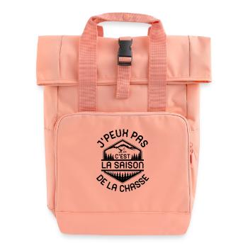 Saison de la chasse - Sac à dos Roll Top à deux anses - rose liberty - Devant