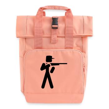 hunter - Roll Top Backpack with Two Handles - chintz rose - Front